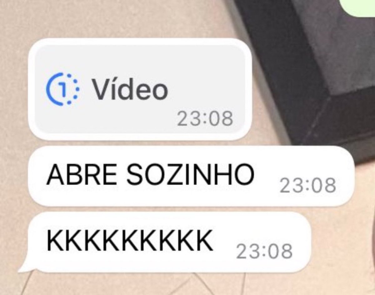 eu AMO receber mensagens assim