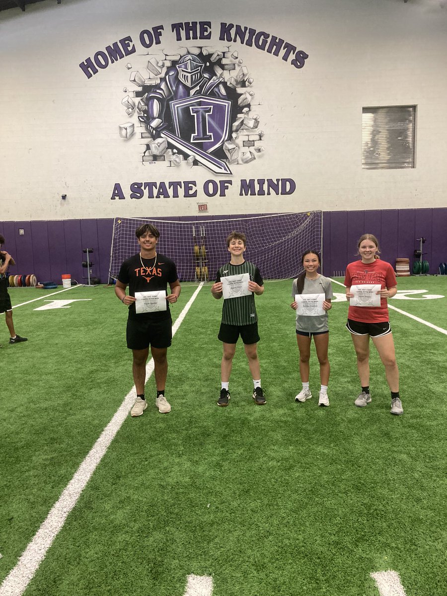 IHSStrength's tweet image. Week 6 in the 📚. Lots of effort and energy. Only one week left. Congratulations to our Knight’s of the week #StateofMind #IndyStrong
