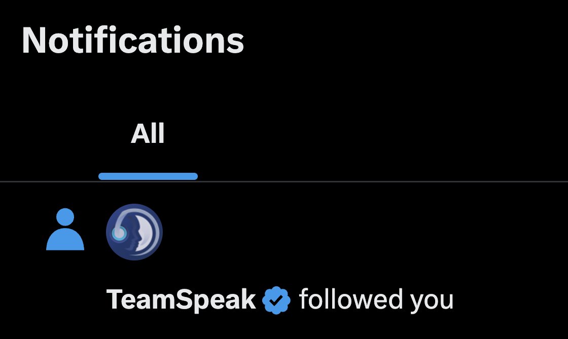 TeamSpeak tweet media