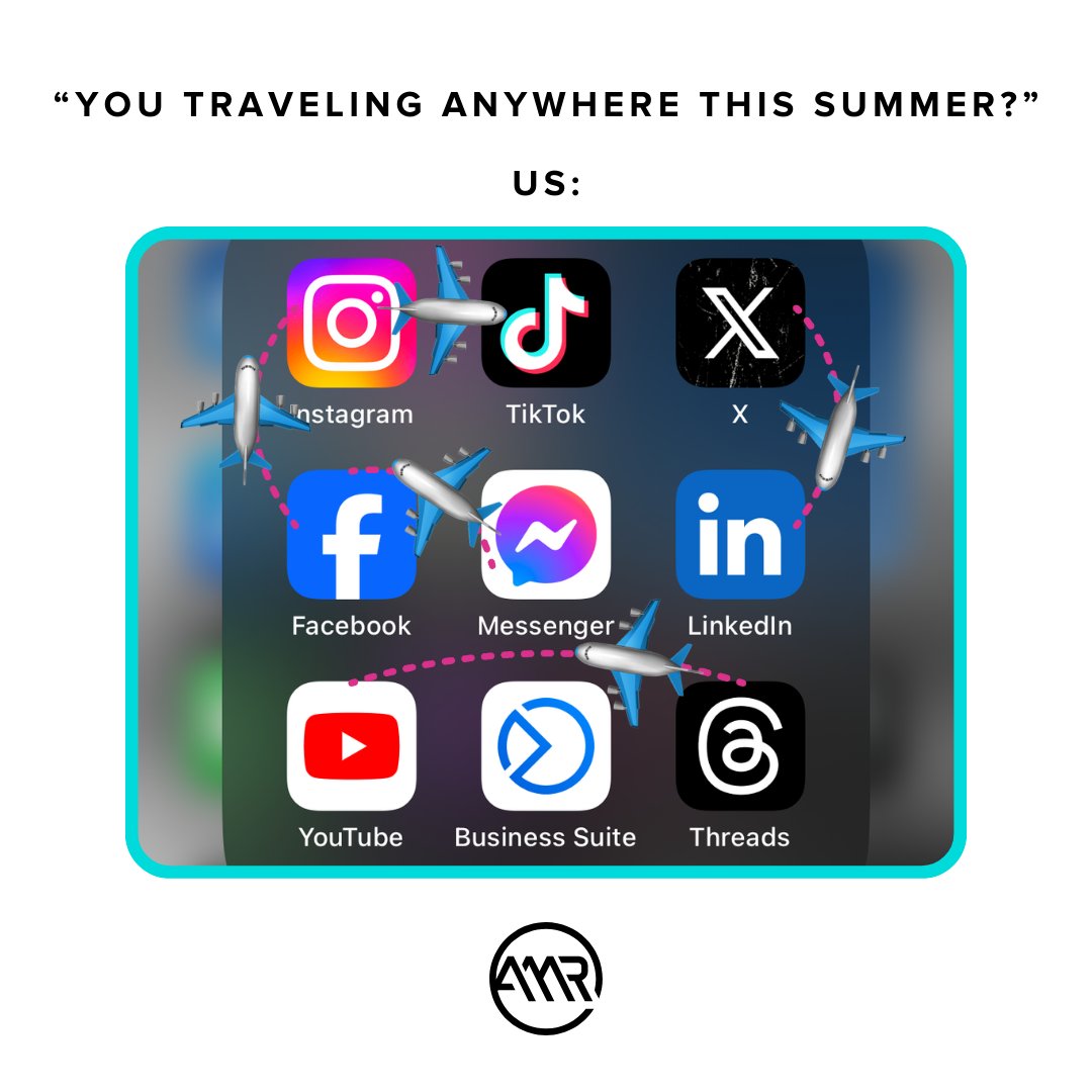 AmrDigital's tweet image. One thing about us…we do be flyin’...

Flyin’ from app to app, that is. 😮‍💨

#AMRDigital #SocialMediaHumor #SocialMediaMemes #SMM