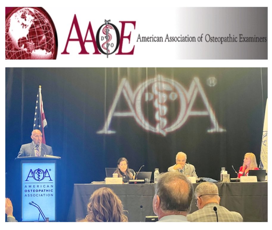 Excited to share an osteopathic medical regulatory update with the AOA Board of Trustees at the House of Delegates <a href="/AOAforDOs/">AOA</a> #DOProud #AOAHOD24