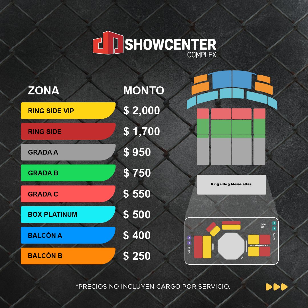 SuperboletosMx's tweet photo. ¡LUX FIGHT 45! 🥊💥
Prepárate para la mejor acción, emociones intensas, y sorpresas inolvidables el 16 de agosto en SHOWCENTER COMPLEX.
🎫 Boletos a través de @superboletosmx y taquillas de Showcenter Complex.
#luxfight
#Showcenter https://t.co/AskJNFtCNW