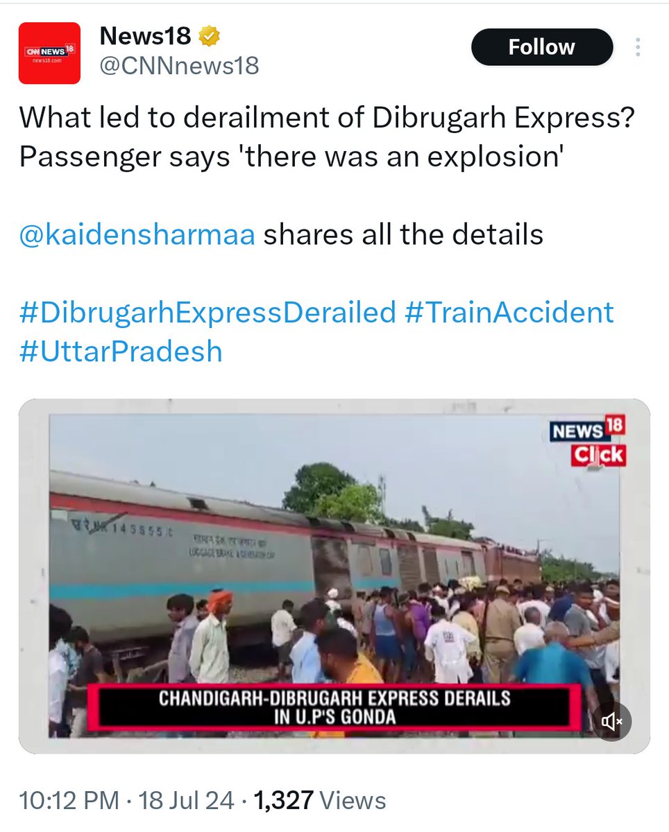 Ojas_Sisodiya's tweet image. Since 2023, I have been saying that the Cabal is targeting infrastructure and orchestrating railway mishaps through Peacefuls. 

Recently, two incidents were avoided:

#FollowtheThread