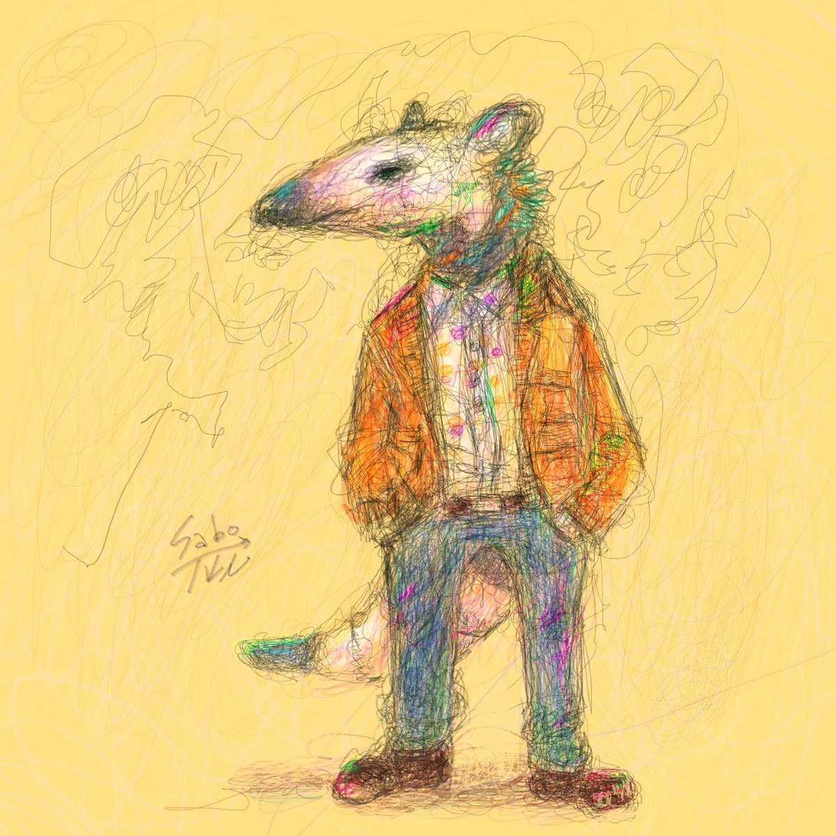 Anteater
#art #illustration  #nft
#fantasy #イラスト #アート