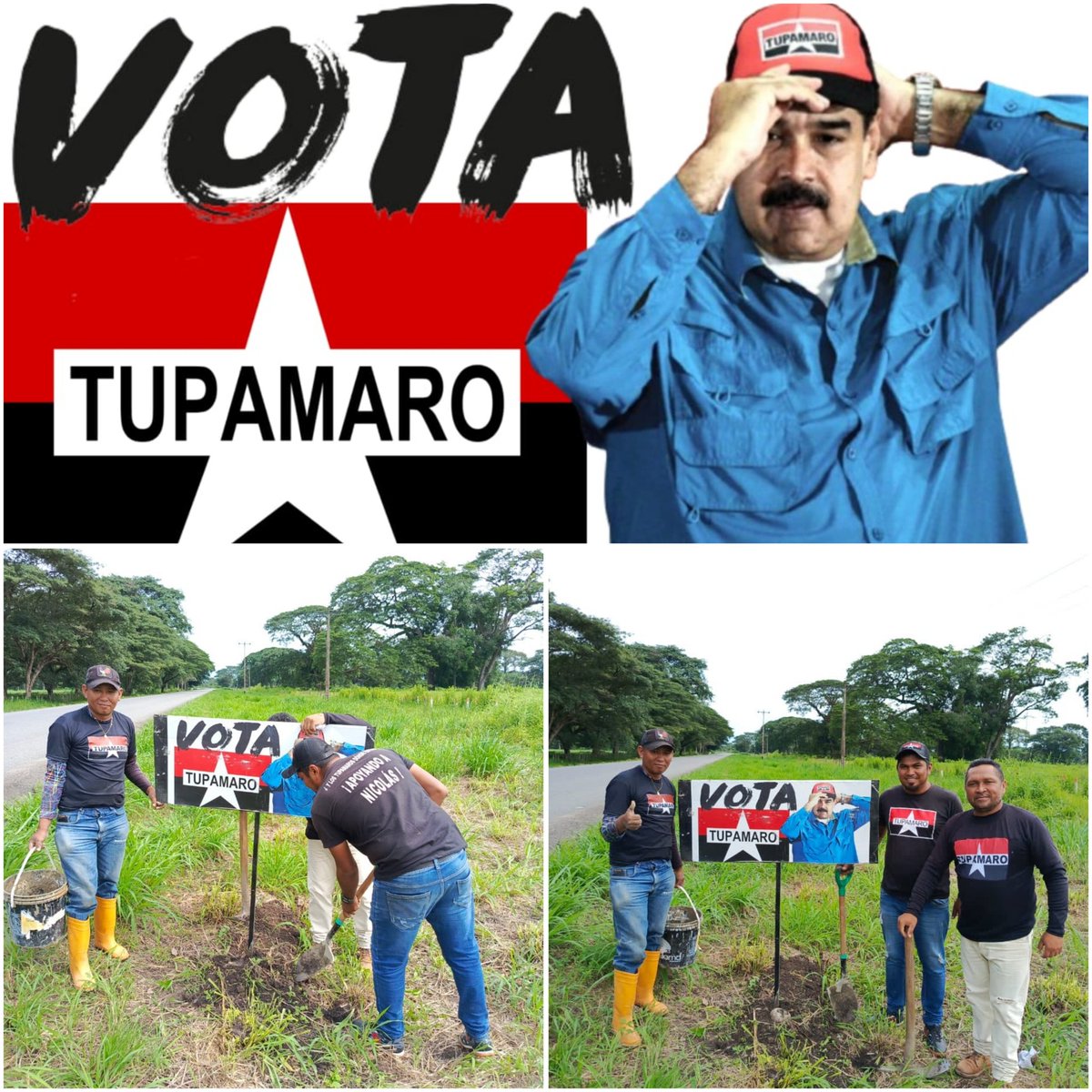 "Lo más fácil es romper y destruir. Los héroes son los que firman la paz y construyen”,Nelson Mandela.

Responsable del Eje Capital Elzon Cedeño junto a la militancia continúan #PintandoVictoria en el Mnpio. Guanare este #28Jul #VotaTupamaro Por Nicolás Maduro #TupamaroConNico