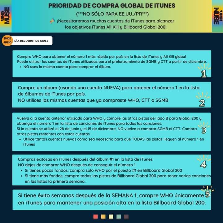 🤣 Geffen Records mintiendo diciendo que no puedo dar Pre-enlace en itunes para WHO

Así que lea bien como será nuestra estrategia en Itunes primero compraran WHO antes que MUSE en Itunes, MUSE se deberá comprarar con una cuenta diferente que la de WHO.

JIMIN IS COMING