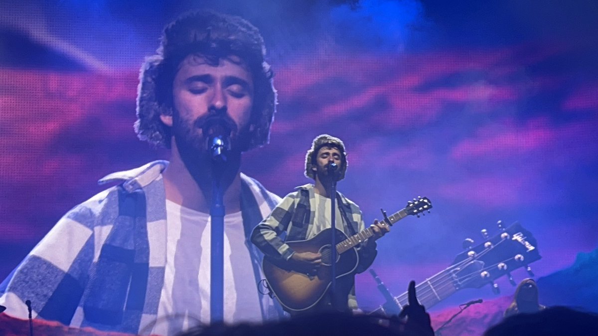 loafachinoo's tweet photo. Best. Night. Of. My. Life. 
(Besides pressing the button last year lol) 
@AJRBrothers you guys are so amazing and deserving of everything you are receiving. 
Keep making music for all of us that see the world the same way you do. 🩷 https://t.co/PTajvFQ3ok