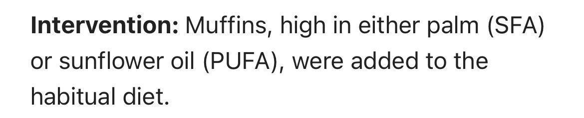 <a href="/BioLayne/">Layne Norton, PhD</a> Muffins, the linked studies fed people MUFFINS. 

You are fking people’s health out of your dysfunctional personality trait (narcissistic disagreeableness that no matter what a person says you’ll disagree with it just cause).