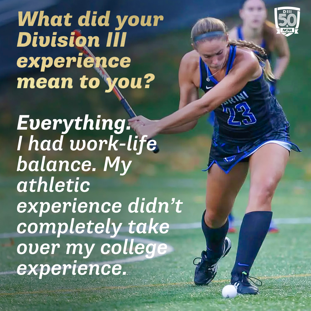 Former #d3fh student-athlete Kylie Kelce shares about her Division III experience 🗣️

#WhyD3 | #DIII50