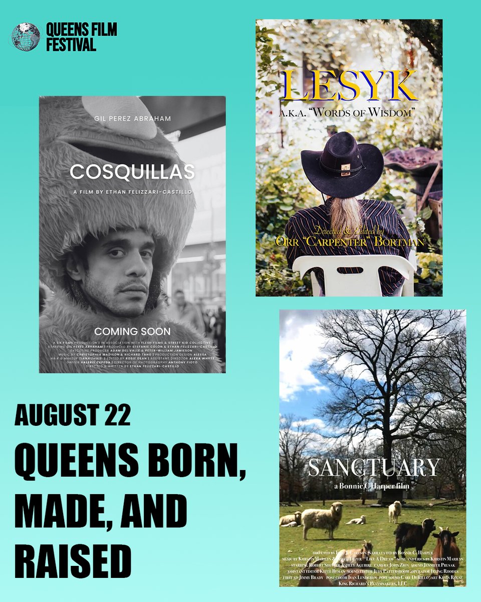 Unispherefest's tweet photo. We are pleased to announce our first-ever program.

Queens, born, made, and raised features three incredible short films that were made by filmmakers, born, raised, based, or shot in the greatest borough of New York City.

Tickets on sale now at https://t.co/DeG9ghus4W https://t.co/X6UpXzc8rU