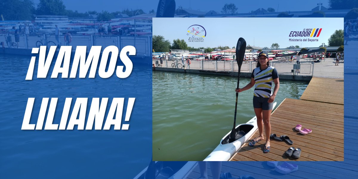 CanotajeEc's tweet photo. Liliana Cárdenas, parte del Proyecto de Fortalecimiento al Deporte de Alto Rendimiento, demuestra el talento ecuatoriano en el Mundial Sub-23 en Plovdiv, Bulgaria 🌟
Agradecemos al Ministerio del Deporte por hacer posible este sueño. https://t.co/QUxbcrFhr6