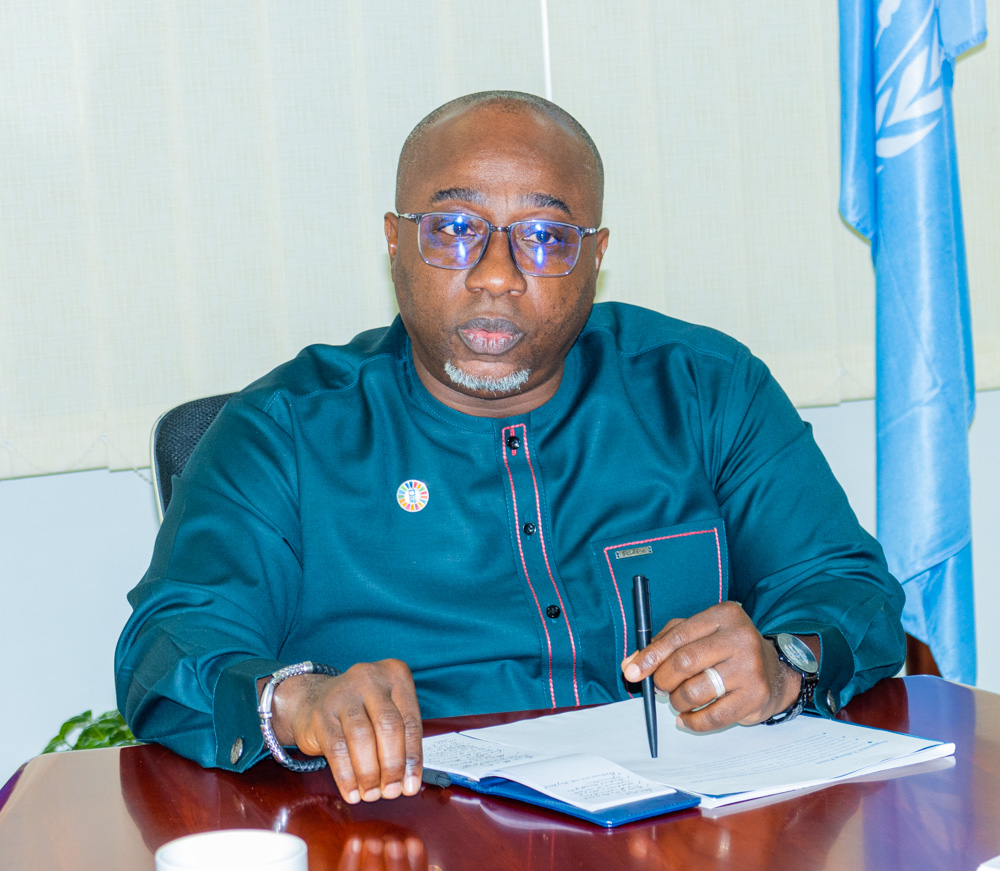 Honored to host Dr. Vandy Konneh, the new Commissioner of the National Commission for Persons with Disabilities, &amp; his team. He shared his 3-year plan with our #ResRep <a href="/FredAmpiah/">Fredrick Ampiah</a>. 
Looking forward to a stronger collaboration to promote inclusivity &amp; empowerment for PwD's in 🇸🇱 .