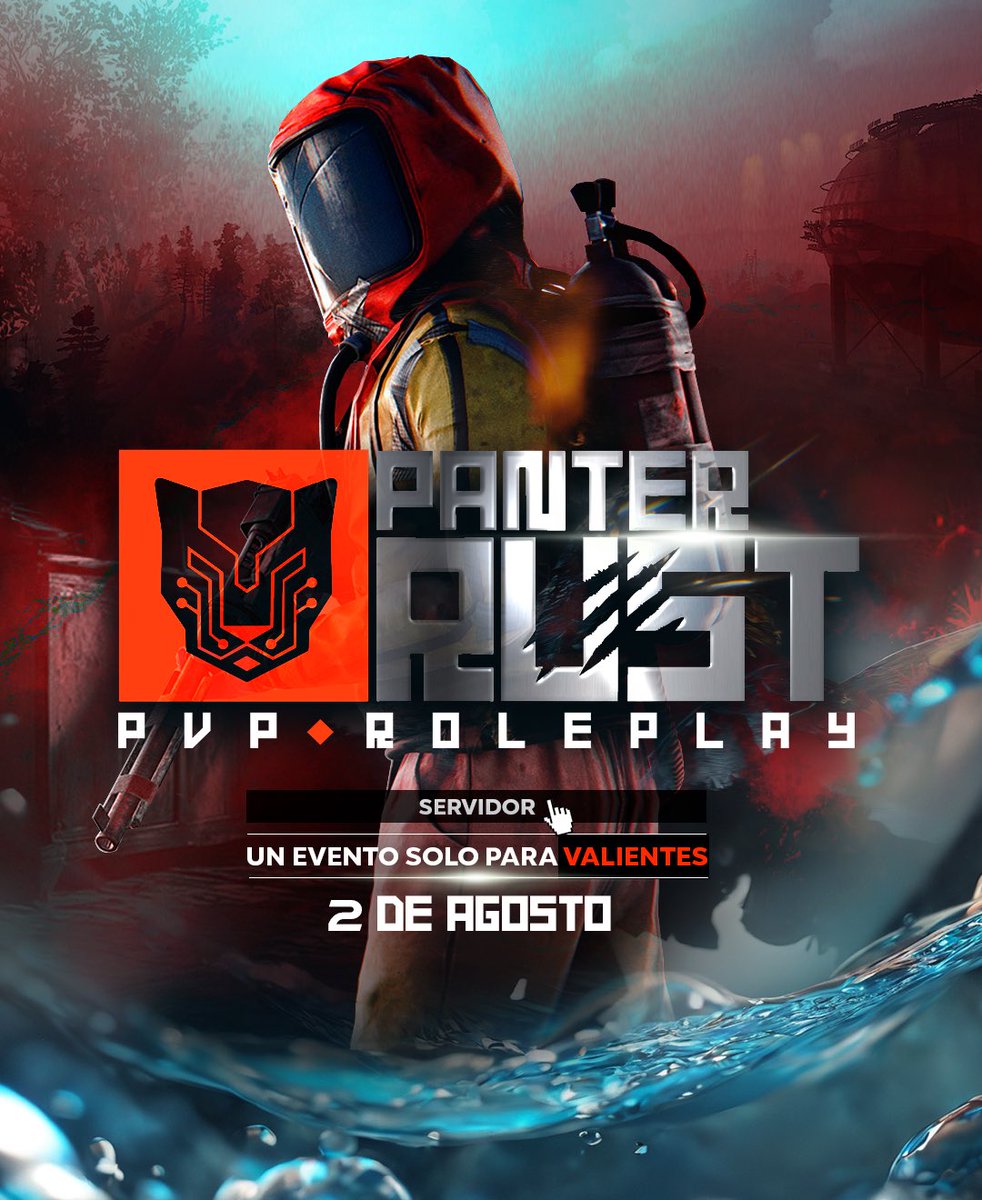 ¡Atención gamers de Venezuela! 🇻🇪
¡Ajustamos la fecha para la el evento de panter rust al 2 de agosto!