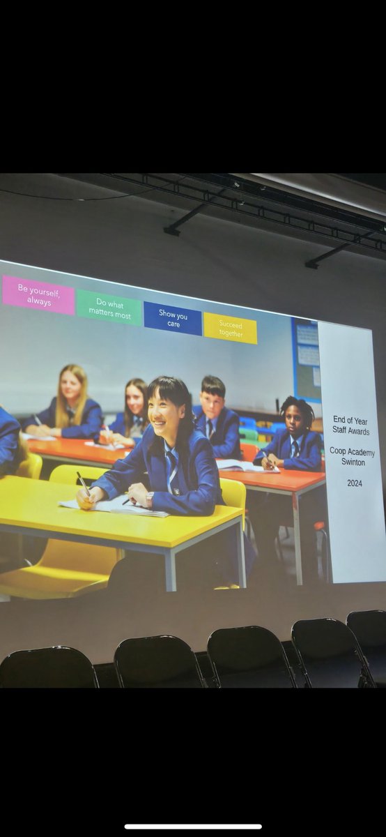 A full year working at @swintoncoop  and it has honestly been the best teaching year of my life! Fantastic school which celebrates and supports it’s students and staff. Very lucky to be part of this school community!
