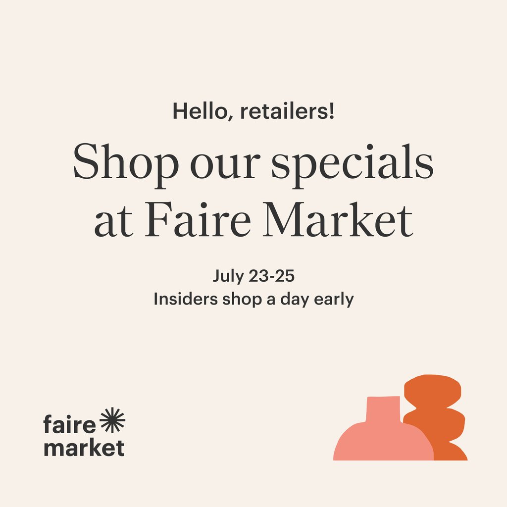 Did you know we provide wholesale options too?
⁠
The Faire Market is the perfect platform to grab these items at discounted rates. If you're new to Faire, click the link below to enjoy $100 off and a year full of free shipping!⁠
⁠
✨faire.com/direct/porchli… ✨⁠