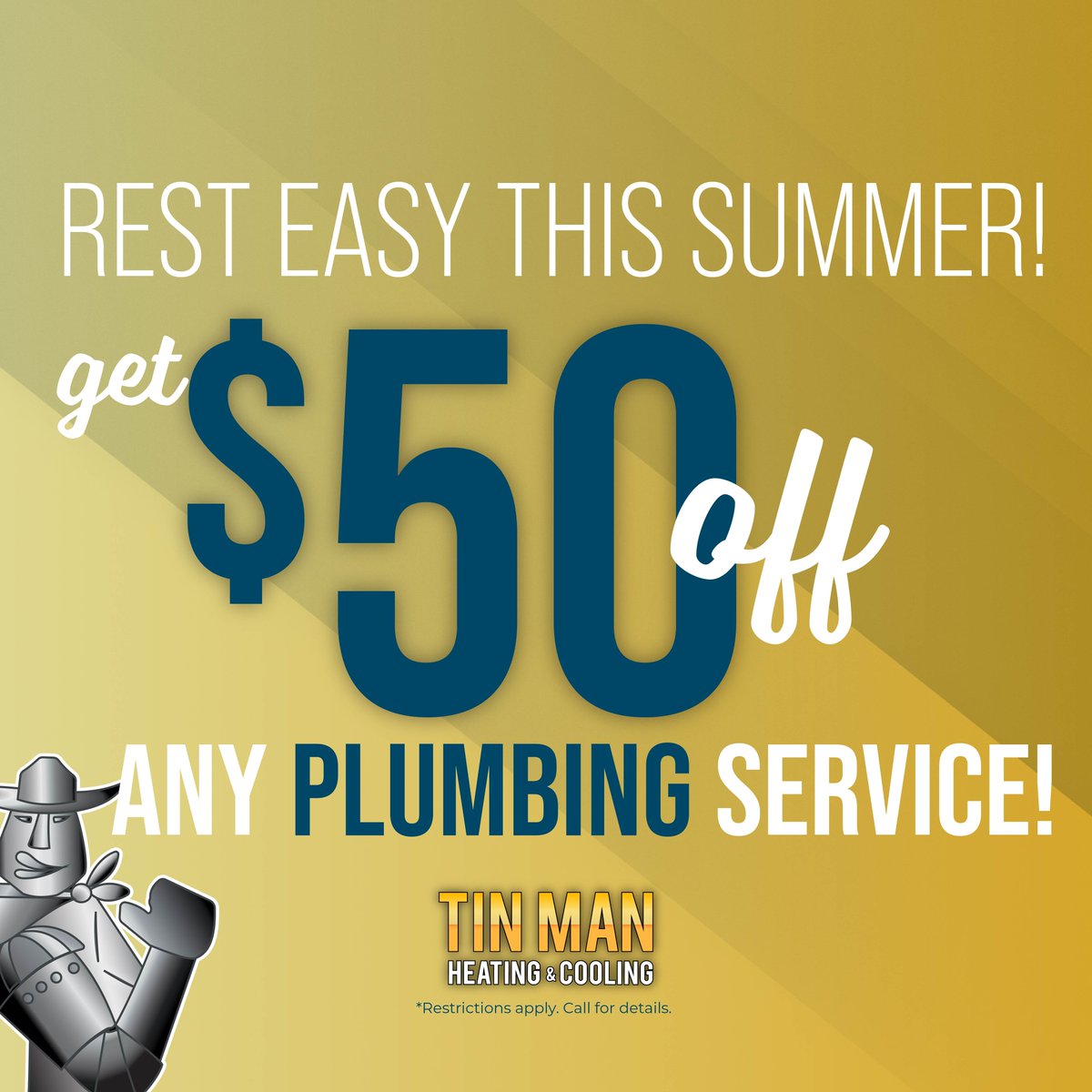 Tin_Man_Heating's tweet photo. 🔧💧 Need a plumbing fix? Get $50 off any plumbing services! Don’t let your pipes rust. Schedule today and keep things flowing smoothly! 

#TinMan #Heating #Cooling #ServiceWithAHeart #HVAC #BowlingGreen #Toledo #Fremont #Ashland #Ohio #Findlay #NorthwestOhio https://t.co/iDVTPyD4eC