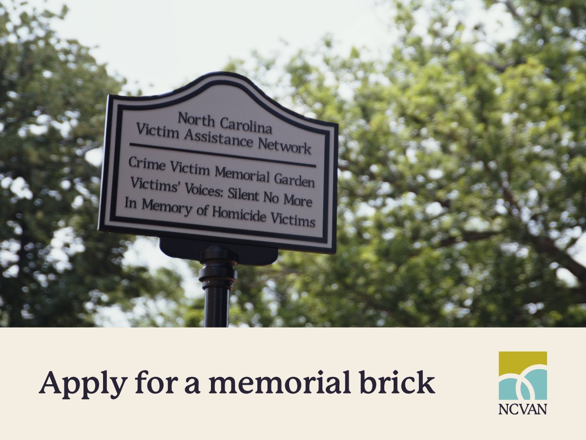 ncvan's tweet photo. This summer, our Crime Victims’ Memorial Garden is in full bloom. The next annual Bricks Dedication Ceremony  will be Sat, Oct 5. If you would like to apply for a brick for a loved one, please use this link:

https://t.co/BEvQppNyQi https://t.co/WSfaTbiFza