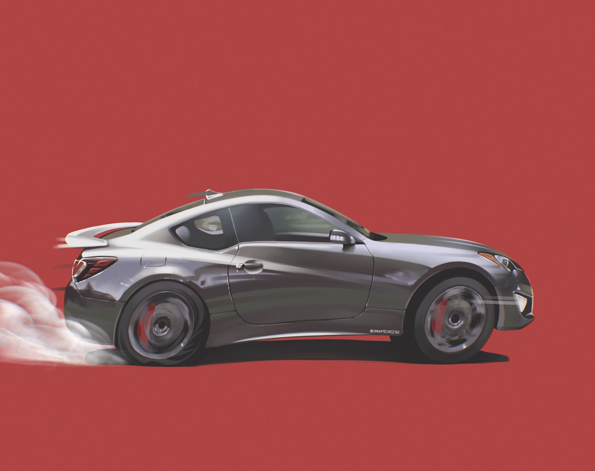 little bit of a study with this one specifically off of <a href="/greatistheworld/">willpierce.bsky.social</a> using my own car as reference lol this style of rendering also cut my drawing time by so much so in the future i’m going to continue to use this render method with my cars (at least try to)