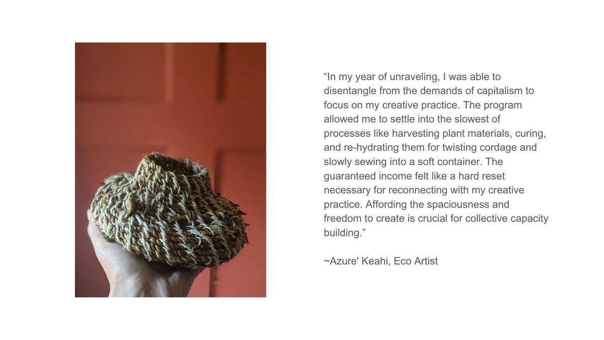 PolicyFamily's tweet photo. We asked #artists what #guaranteedincome means to them. #basicincome #universalbasicincome @artsCRNY https://t.co/AvPmGHzbxc