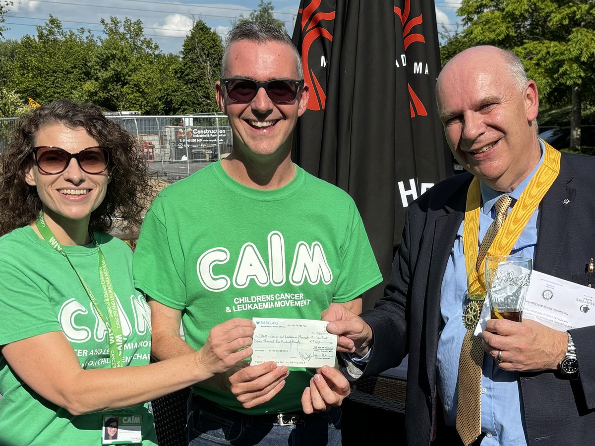 CALMCharity's tweet image. A huge thanks to @RotarySwindon for the donation of £7,500 from their annual #DiamondBall 💎💃🕺
#ChilhoodCancer #Charity #Swindon