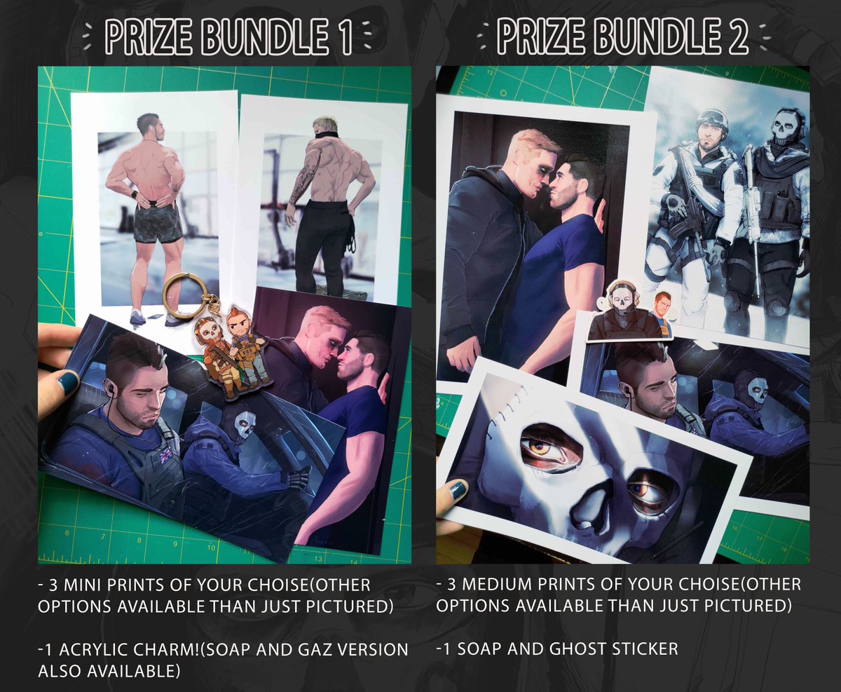 Journnen's tweet image. ‼️‼️GIVEAWAY‼️‼️

Hey guys, so I have some "b-grade" prints &amp;amp; acrylic charms available, so im doing a giveaway of some to celebrate 6K followers! RETWEET and FOLLOW to enter! There will be 2 winners, one for each bundle(see below).

Winners drawn on August 1st around 12pm EST! :)