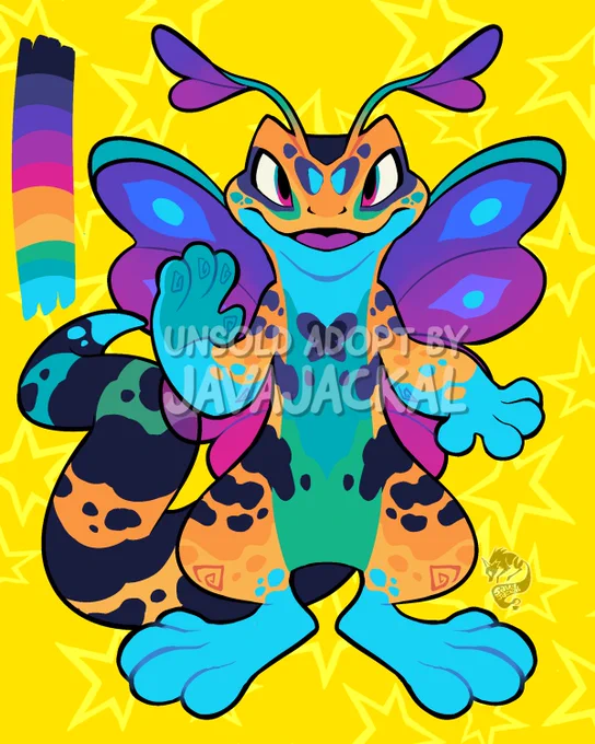 a couple new adopts available on my ko-fi !  