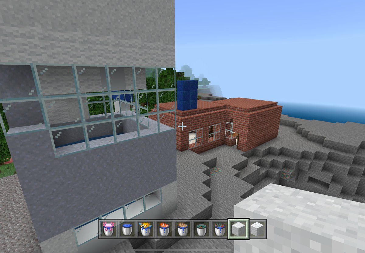 GeneseeLibrary's tweet photo. This week at our Minecraft Club, we made some Zoos (and a TNT sorter! Wow!) https://t.co/5u7UdR8u2N