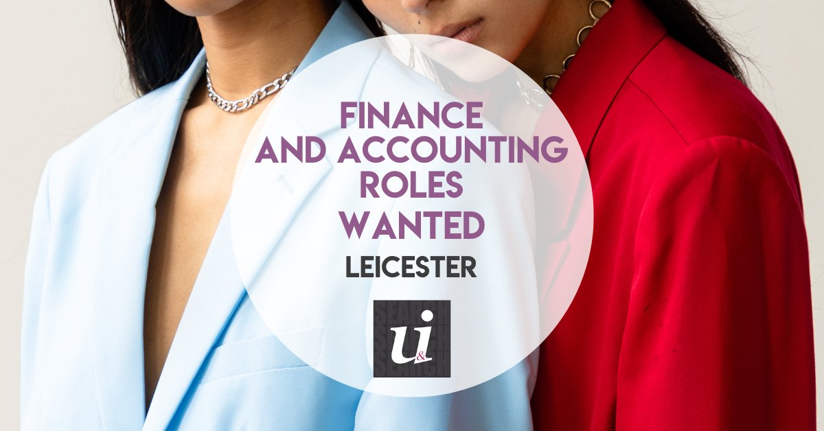 UandISearch's tweet photo. Finance and Accounting Roles - Leicester

Our client is a supplier of clothing and accessories to the high street and they are now looking for a number of Finance and accounting people for their Head Office in Leicester.

https://t.co/FakSHvn7aI https://t.co/ptGFoQZU4U