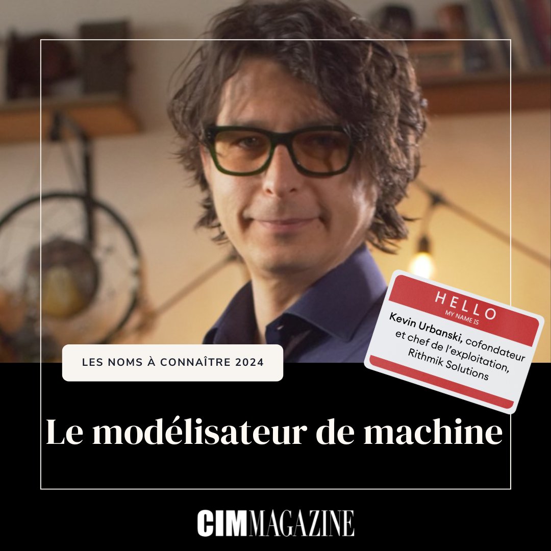 CIM_ICM's tweet image. Kevin Urbanski, cofondateur et chef de l’exploitation, Rithmik Solutions, l'un de nos noms à connaître 2024
magazine.cim.org/fr/perspective…

#namestoknow #canadianminds #