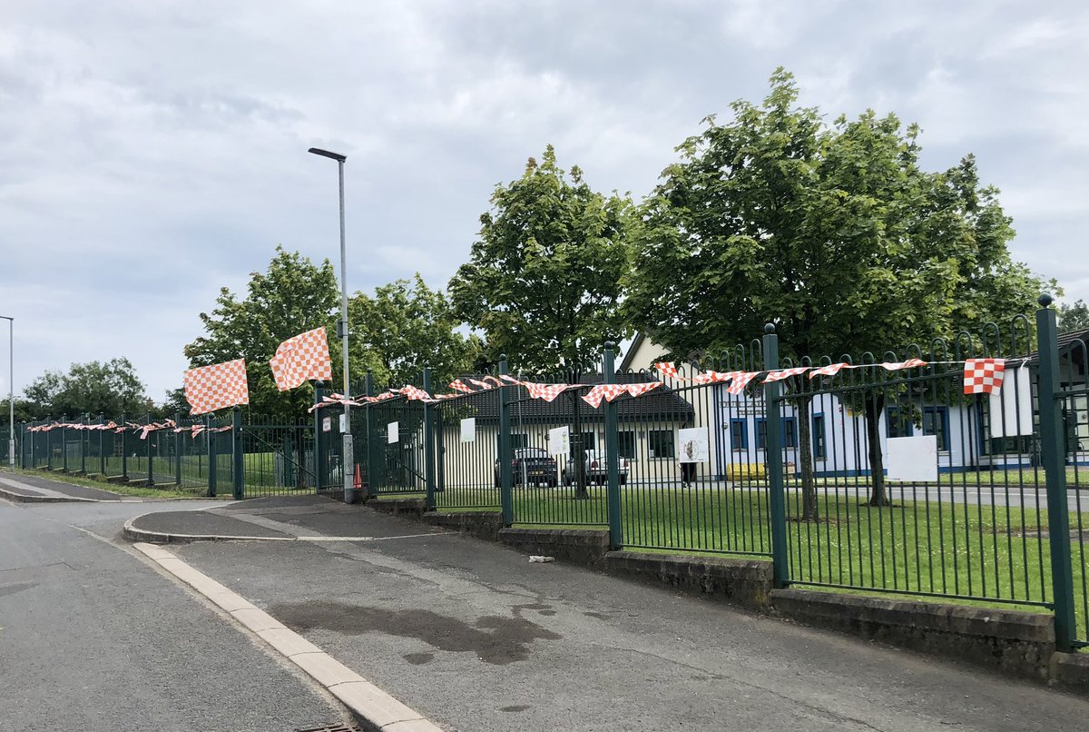 OLPSTullysaran's tweet photo. Now we have added a sign!! 
Thanks to CLS Signage 👍
The preparations continue….
Come on Armagh 🟠⚪️ https://t.co/j4zIeMZSbQ