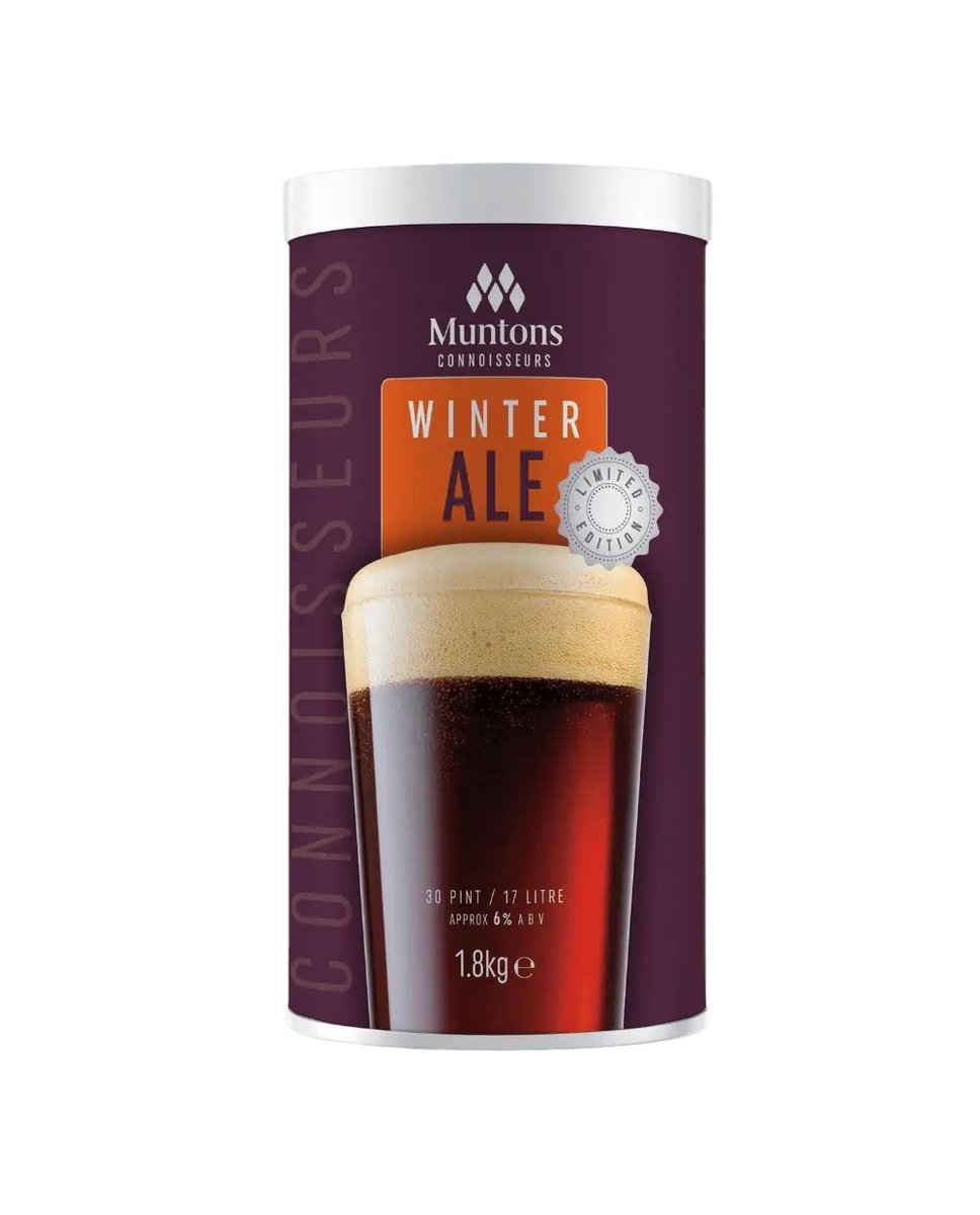 TheHomeBrewShop's tweet photo. Winter Ale Beer Kit | Muntons Connoisseur

Muntons Winter Ale 1.8kg Beer Kit - Limited Edition

Availability: 43 In stock
SKU#: 1747
£15.96 https://t.co/p9rbEIoSqK