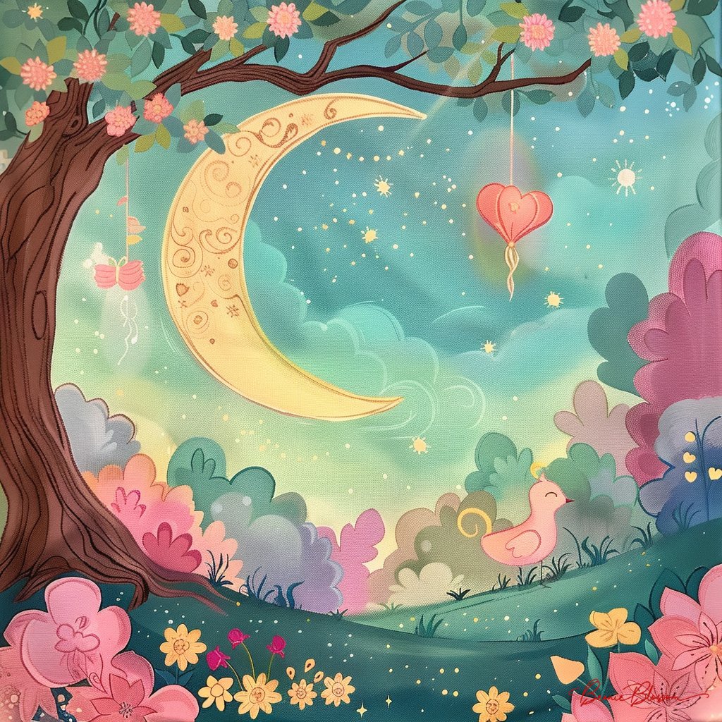 BeanieBlossom's tweet photo. In the garden of dreams, the moon whispers secrets of love and light.
#LunaHarmony #Dreamscape #WhimsicalArt #MagicalNight #PatchworkArt #FantasyGarden #NighttimeBliss #DigitalArt #AIArtWork #AIArtists #AIArtCommunity https://t.co/3a5iARLfO9