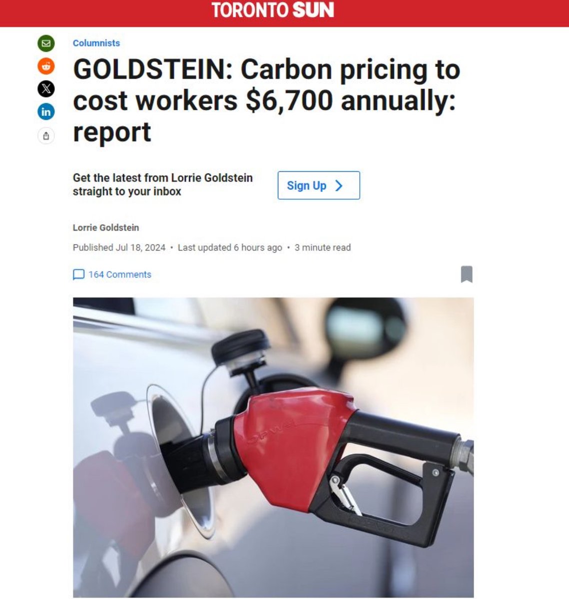 JohnBarlowMP's tweet photo. Trudeau’s carbon tax will cost every Canadian worker $6,700 per year.

Yes, you read that right.

According to the Fraser Institute, Trudeau’s carbon tax has again been proven to be nothing more than an expensive scam. Nobody can afford this. https://t.co/x1WFwALFmN