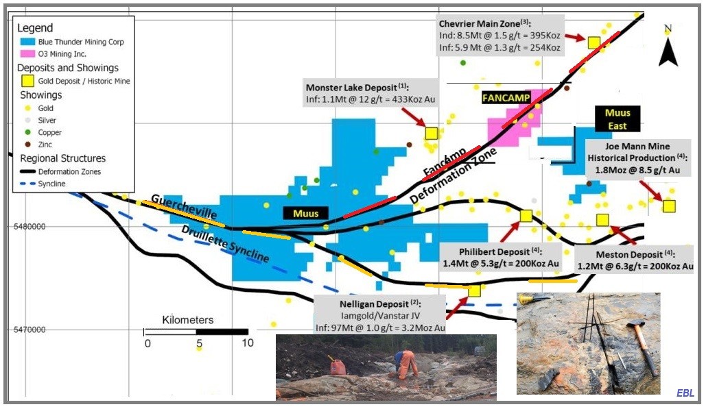 OrbecGoldMines's tweet photo. Orbec Gold Mines (TSX.V: BLUE) is making strides in the Lac Bernard area of our #Muus project.
We're zeroing in on #Nelligan-type targets, interpreting the data with precision.
As #gold prices hit new highs, now is the perfect time to invest in Orbec!
____________
Orbec Gold Mines (TSX.V : BLUE) fait des progrès dans la région du Lac Bernard de notre projet Muus.
Nous ciblons précisément les cibles de type Nelligan et interprétons les données avec précision.
Alors que les prix de l'or atteignent de nouveaux sommets, c'est le moment idéal pour investir dans Orbec !
#InvestInOrbec #OrbecGoldMines #BlueThunderMining