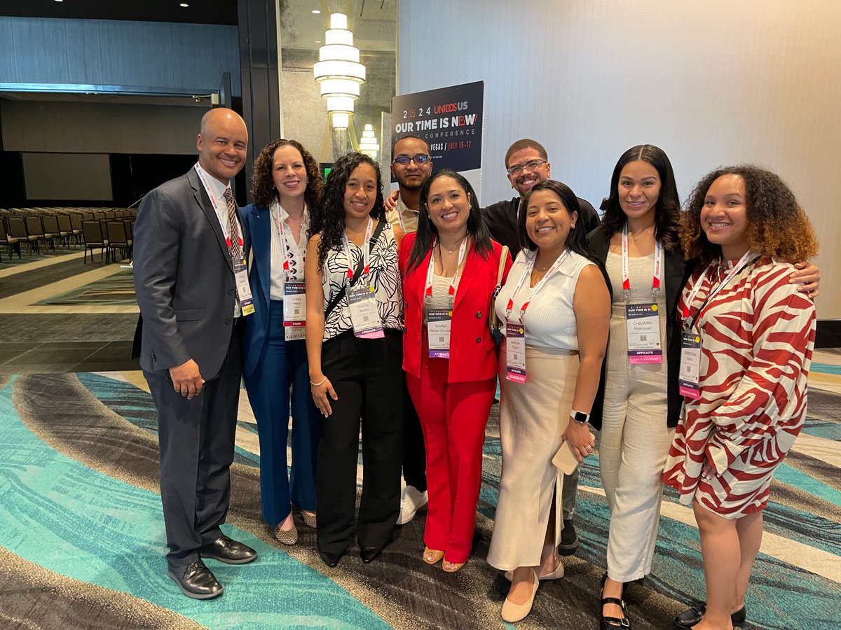 Thank you to <a href="/WeAreUnidosUS/">UnidosUS</a> Chief Operating Officer Sonia Pérez (<a href="/SPerez_Unidos/">Sonia M. Pérez</a>) for meeting our team at #UNIDOSUS24 this year! It's an amazing opportunity for us to connect to the broader community of affiliates, and our youth development staff is learning so much!