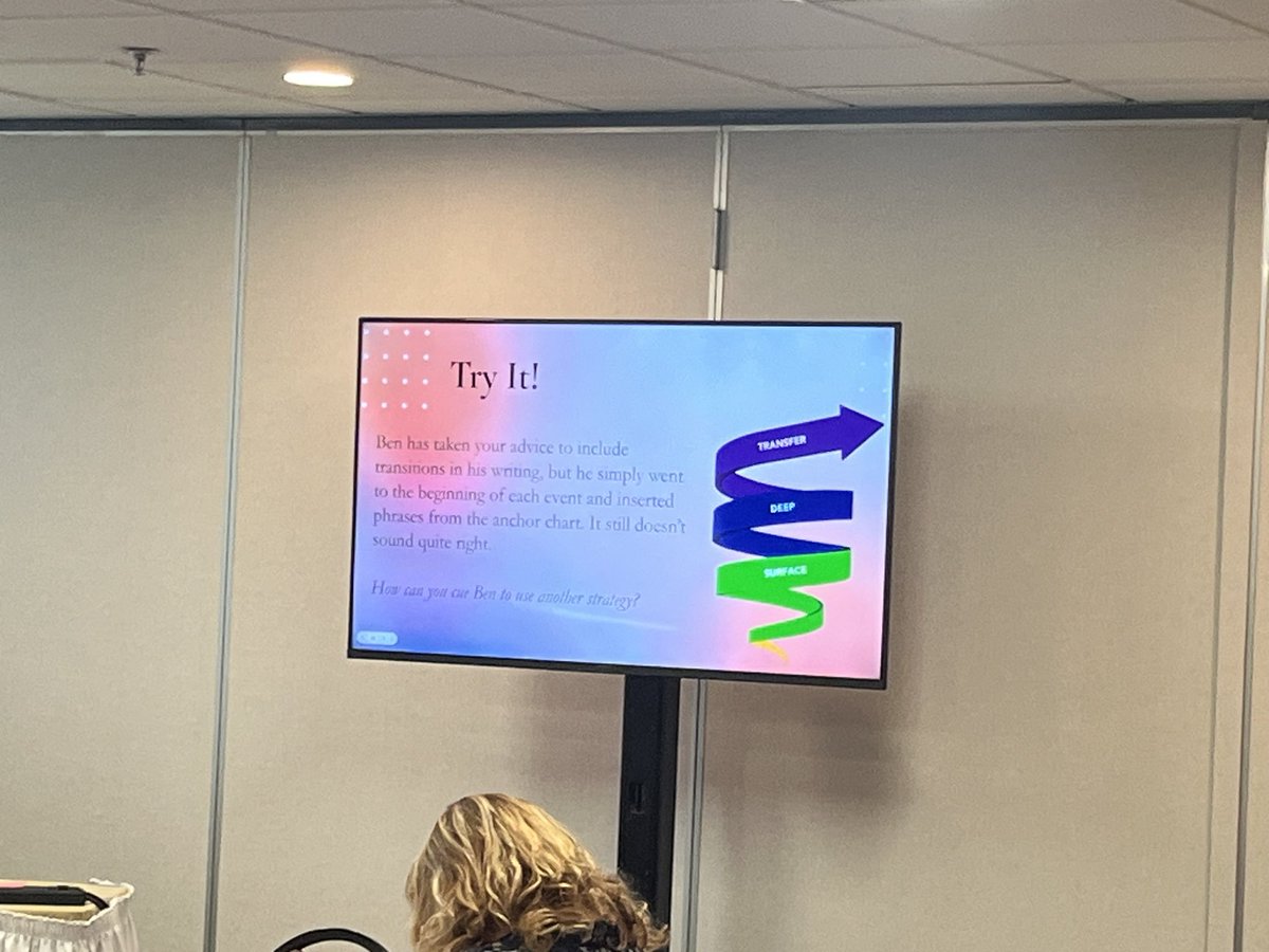 MatthewXJoseph's tweet photo. Great presentation and conversation about importance of student #feedback #mclsummit24 https://t.co/N7EUWXaOHE