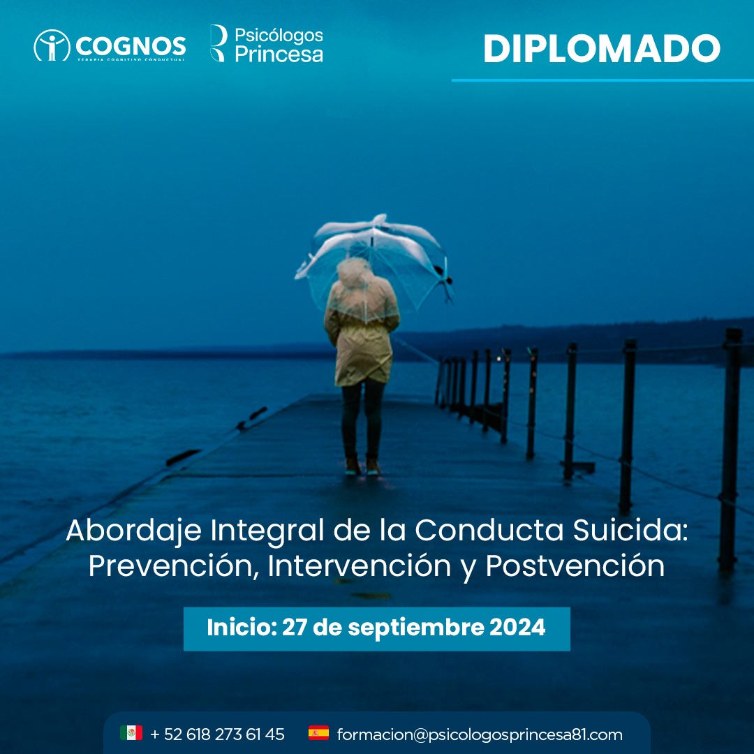 psicourgencias's tweet photo. Ya está abierto el plazo de inscripción en la 2ª Edición del Diplomado Online "Abordaje Integral de la Conducta Suicida" Organizado por Cognos y @psicoprincesa81 .
200 Horas. 29 Docentes.
Fechas: 27 de Sept. - 21 de Febrero 2025.
Más info e inscripciones
https://t.co/Ev1XMAr0r7 https://t.co/LsUXevUAvC