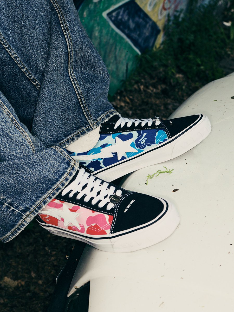 JustFreshKicks's tweet photo. BAPE x Vans Summer 2024 Collection 🦍💫 https://t.co/UMbsByjyWw