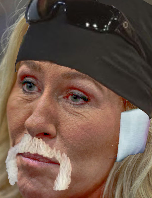 TheRealThelmaJ1's tweet photo. Hulk Hogan seen preparing for his speech at the Republican National Convention https://t.co/yyHyIR1TkH