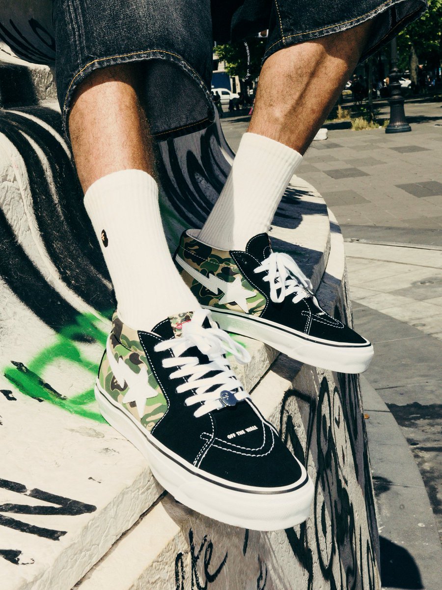 JustFreshKicks's tweet photo. BAPE x Vans Summer 2024 Collection 🦍💫 https://t.co/UMbsByjyWw