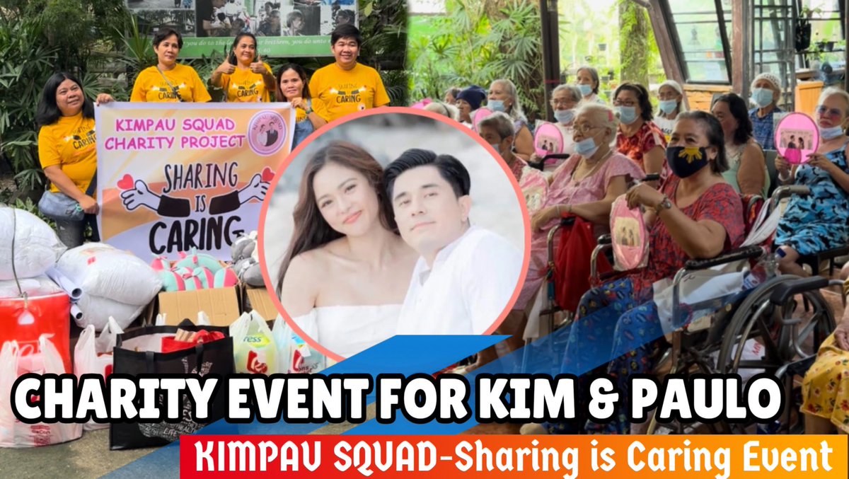 CHARITY EVENT for KIM &amp; PAULO Sponsored by KIMPAU SQUAD -Sharing is Caring Project
Watch here: youtu.be/w7yARTQpTks

<a href="/kimpau_squad/">KimPau Squad Official</a> @theoscarbrad <a href="/mepauloavelino/">PAULO</a> <a href="/prinsesachinita/">kim chiu</a>