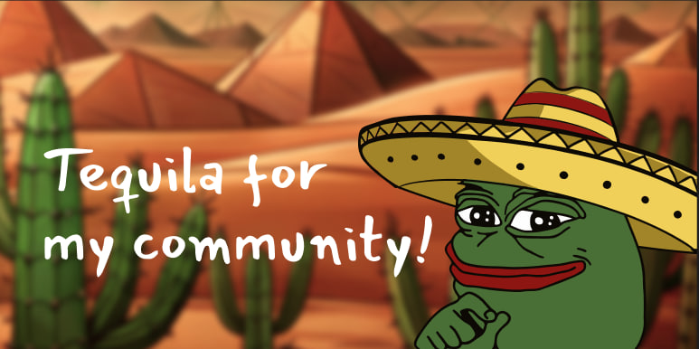 PEPEMEXICANOSOL's tweet photo. My amigos, we have many gifts in store for you! 🔥

❤️‍🔥Soon I will tell you all about it, and you prepare your wallets, soon they will grow big!

🌵ca: 8BrXa5HA5J6zHrRzitrJtSFZxj4RCvLETek58E7mcVPS

#PepeMexicano #Crypto #Solana #MemeToken https://t.co/TVvZxWD97q