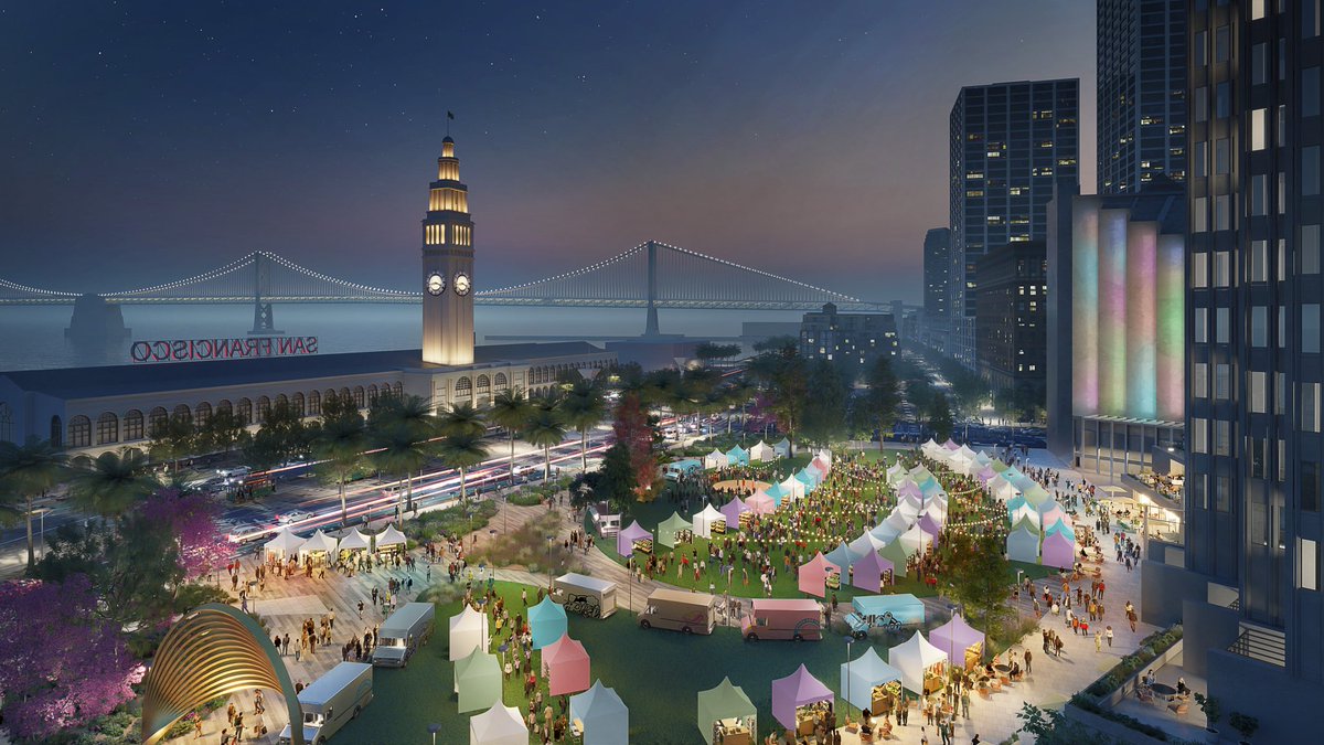 HOKNetwork's tweet image. We are excited to work with Aaron Fenton and BXP, owner of #EmbarcaderoCenter, on early visioning to revitalize San Francisco’s #EmbarcaderoPlaza. 

The reimagining of the prominently located, yet underutilized, plaza would bring new life and energy to downtown #SanFrancisco 🙌