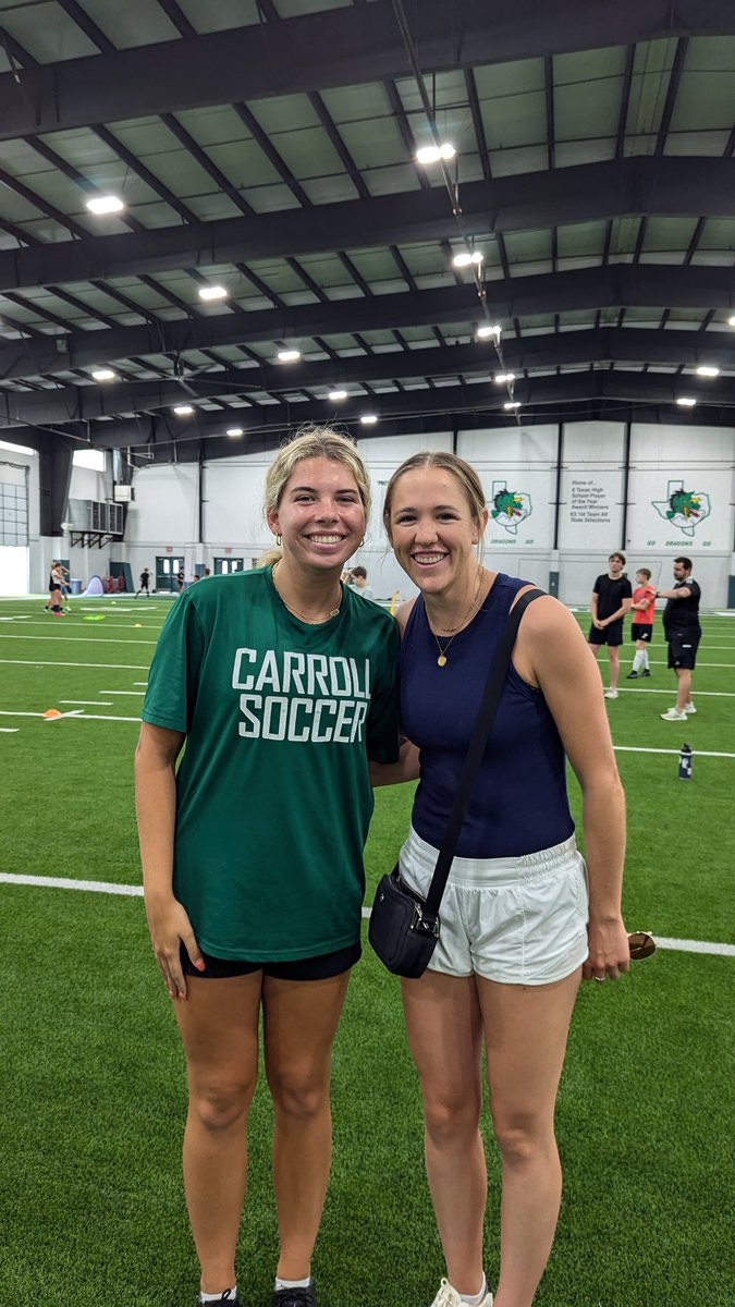 <a href="/SCLDS/">Carroll Lady Dragon Soccer</a> alumni <a href="/Karina_owens_/">Karina</a>  stopping by soccer camp today!
2 state champs, 2019 and 2022.