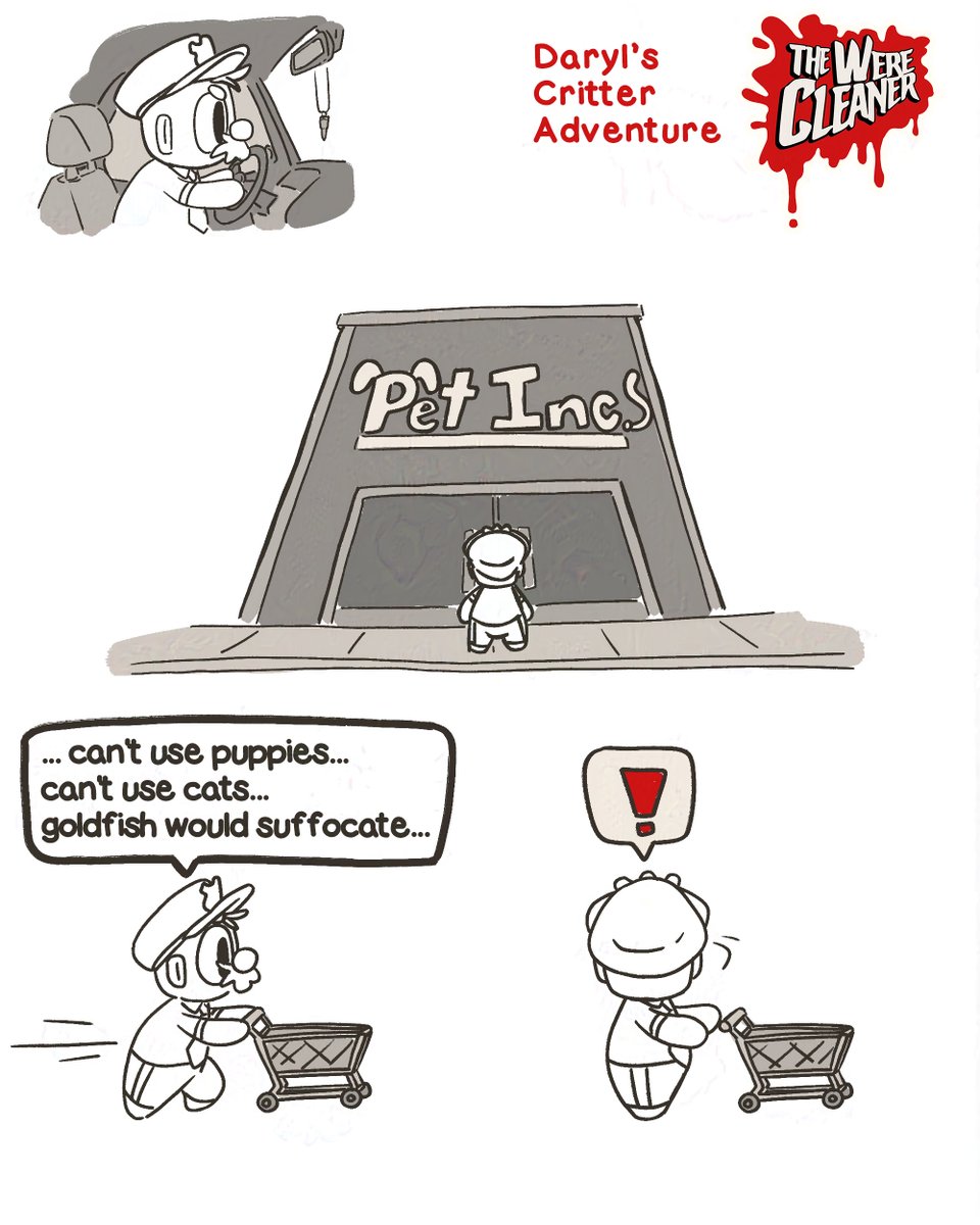 The_WereCleaner's tweet photo. ANOTHER COMIC DROP! Today we'll be going on a Critter Adventure with Daryl, a precursor to night 5✨PART 1/3 https://t.co/tOqrboDTIr https://t.co/XlOMXtuHvF