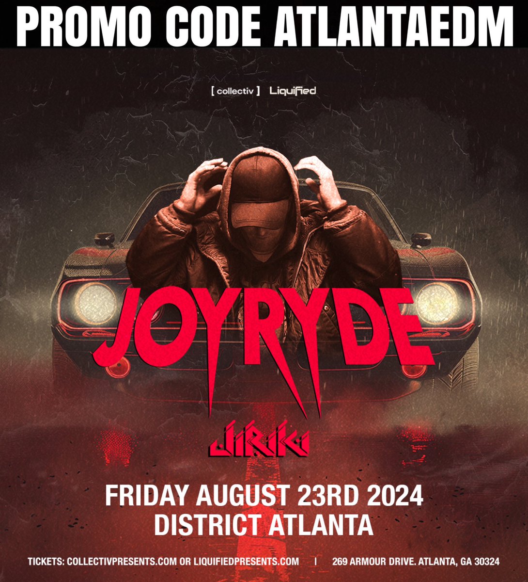 atledmofficial's tweet photo. ✨SHOW ANNOUNCEMENT✨

Catch @enJOYRYDE in ATL on Friday Aug 23! Tickets on sale Friday at noon: https://t.co/5c80suR7om https://t.co/SaXydzH5z6