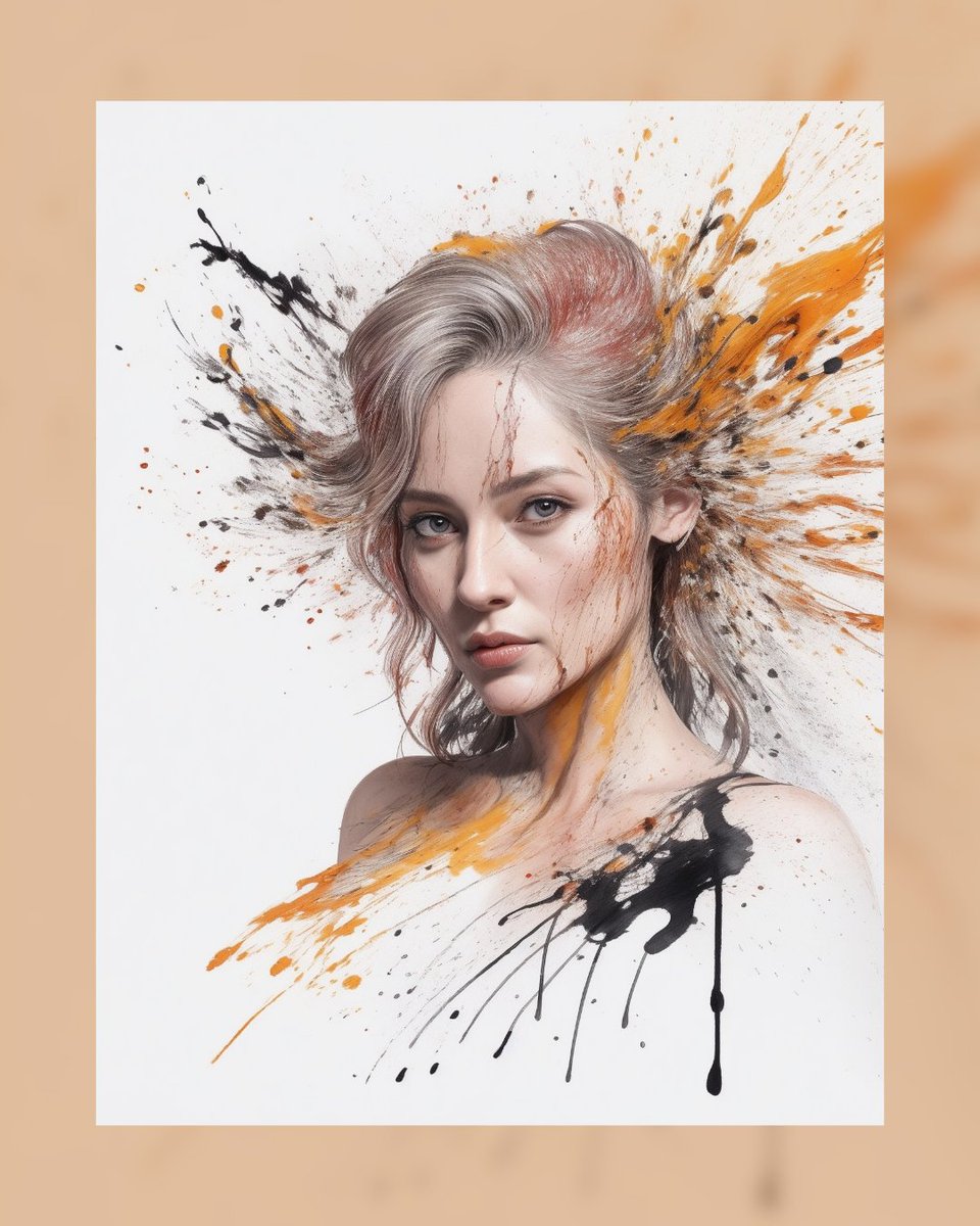 AntonPsak's tweet photo. The "Symphony of Chaos XX" oil study embodies the striking contrast between serenity and disorder. 

#SymphonyOfChaos #OilStudy #ExpressiveArt #AbstractPortrait #ModernArt #CreativeExpression #FineArt #ContemporaryArt https://t.co/RxmeHE65FE
