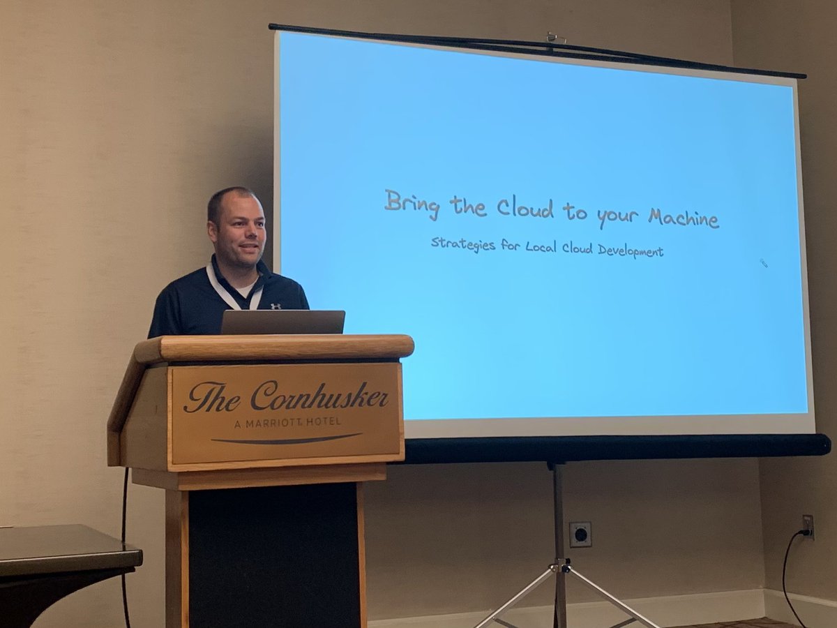 OtherDevOpsGene's tweet image. Next up at #NebraskaCode2024 is @JakePartusch with Bring the Cloud to your Machine: Strategies for Local Cloud Development
#nebrcode @ConferenceNE