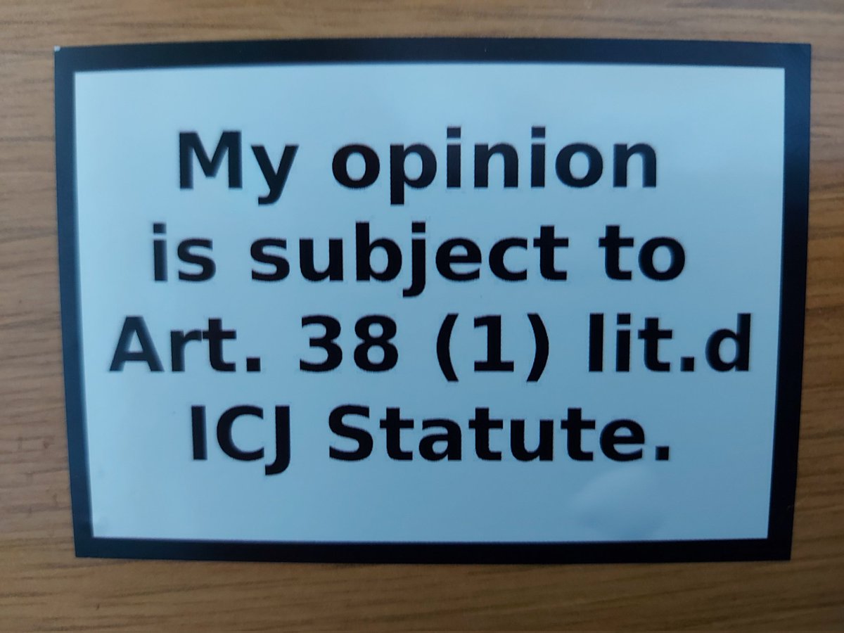 Diesen schönen Sticker haben mir die Studierenden nach meiner heutigen Vorlesung geschenkt. Jetzt klebt er an meinem Schreibtisch.