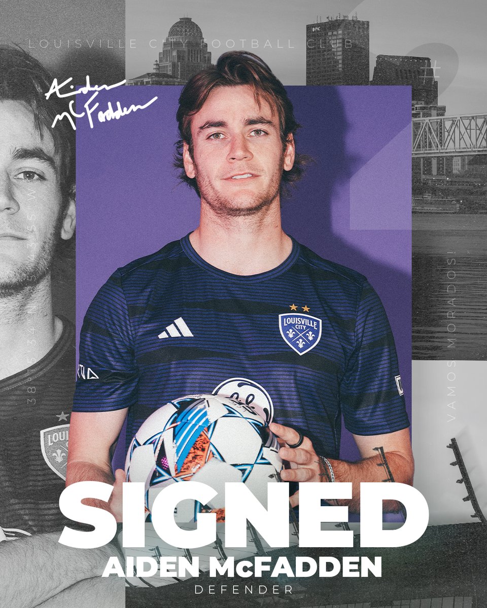 We've completed a paid transfer with Atlanta United for Aiden McFadden, who in turn signed a multi-year contract!

🗣️ "Louisville feels like home. I’m grateful to now make that official."

🔗 bit.ly/4cLQn1c